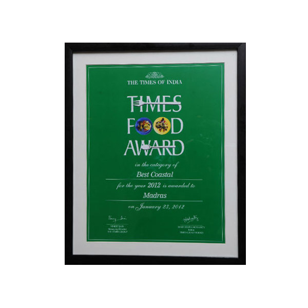 Times Food Award